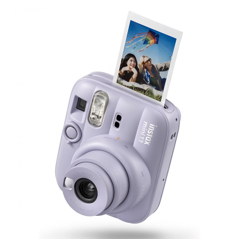 Camera foto instant FUJIFILM Instax Mini 13, Dreamy Purple – imprimare instant, oglinda selfie, mod Close-Up si expunere automata, livrare 5-7 zile