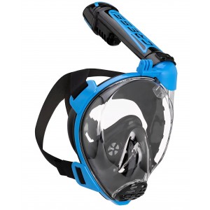Masca Full Face Snorkeling adulti, Cressi Duke Action, pentru purtatori de ochelari, suport action cam, silicon 100%, tub respiratie dry, banda reglabila, livrare 7-9 zile