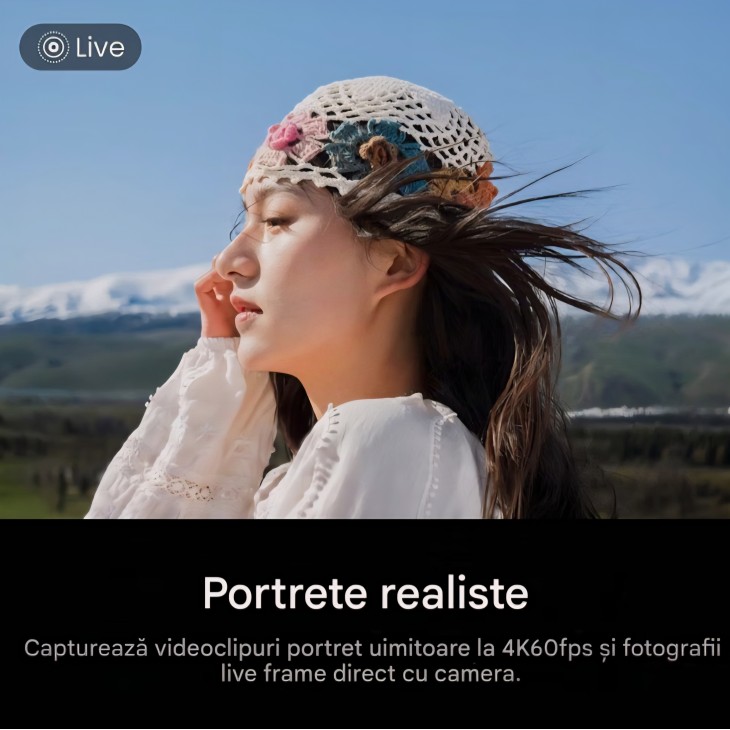 Camera vlogging Insta360 Luna Ultra, 8K, doua lentile Leica, zoom 12x, senzor 1", ecran tactil detasabil 2", gimbal, cip AI triplu, midnight black,  livrare 7-8 zile