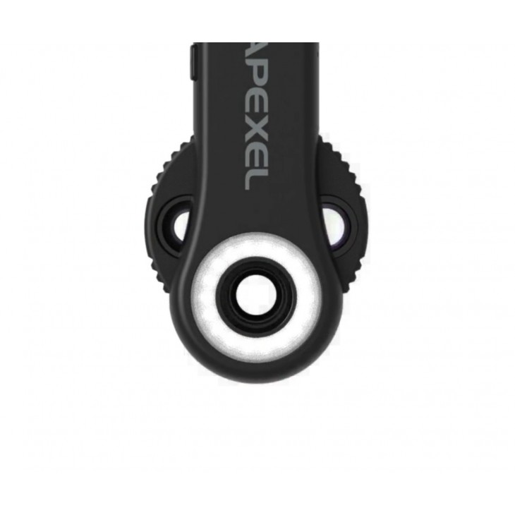 Microscop pentru smartphone Apexel APL-MS3L TriScope, 40x/80x/120x, LED 3200K/5800K, UV 395 nm, filtru CPL, USB-C, compatibil iPhone 14, 15, 16, 17, 18