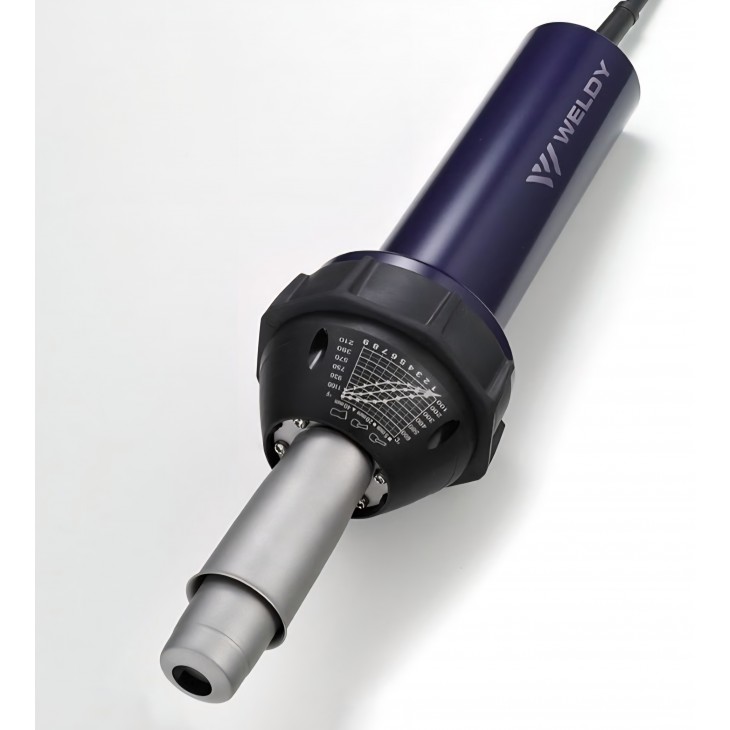 Suflanta aer cald Weldy energy HT1600, 1600 W, 40-700°C, 240 l/min, kit sudare membrane TPO/PVC, 2 duze, rola silicon 40 mm, valiza, livrare 7-9 zile