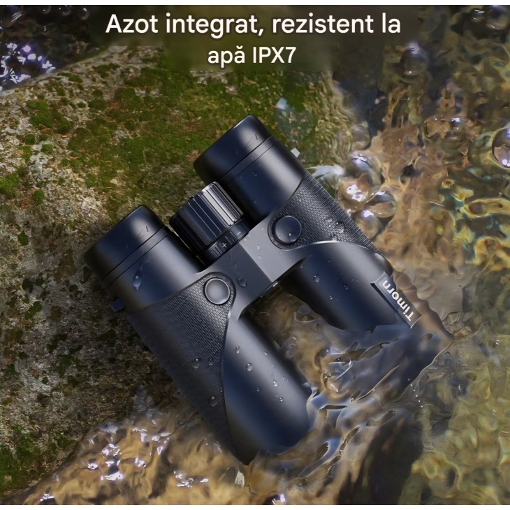 Binoclu profesional, Timorn 8x42, lentile FMC, camp vizual Larg, Impermeabil si Usor, pentru Observarea Pasarilor, Drumetii si Calatorii, livrare 7-9 zlle