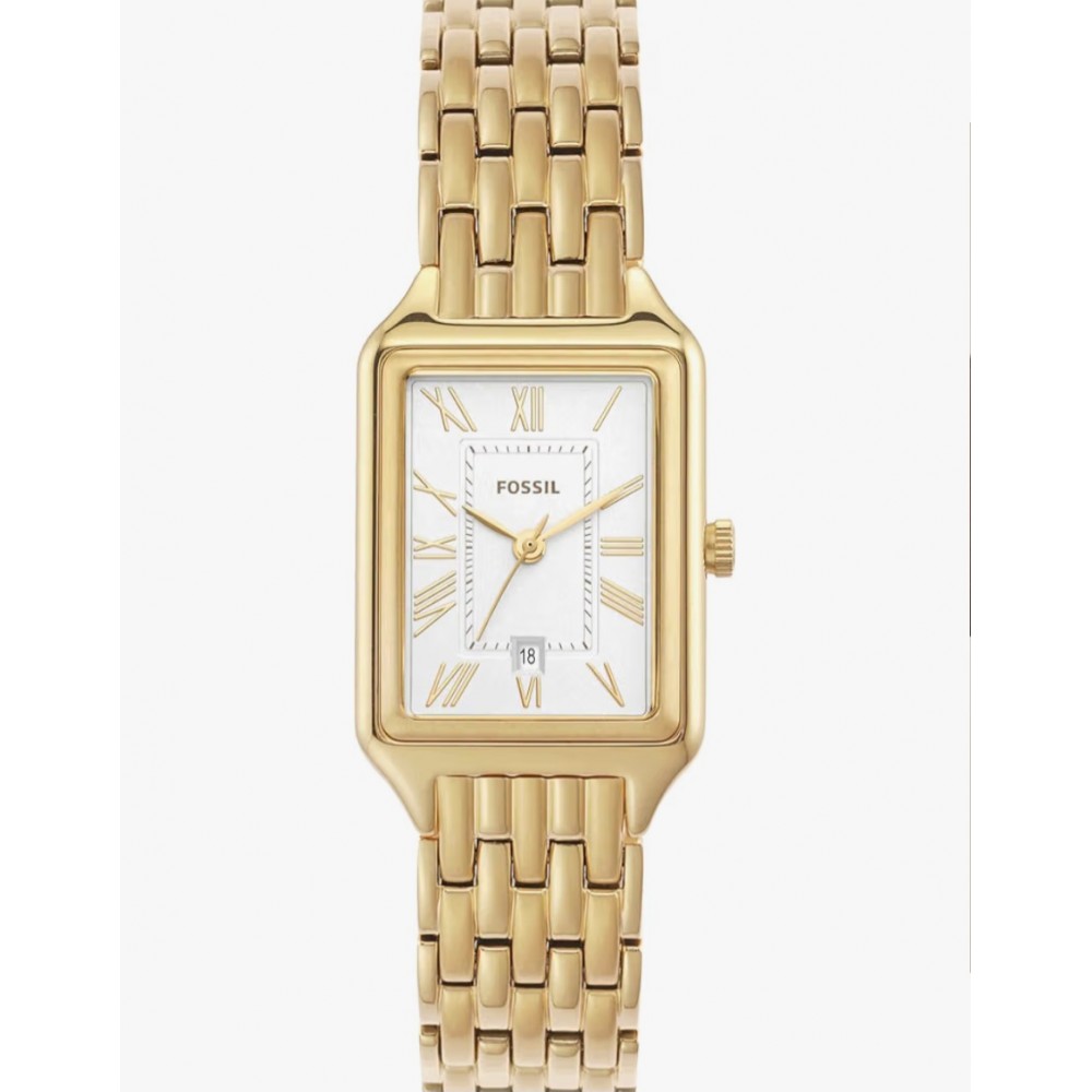 Ceas de Mana Dama FOSSIL Raquel cu Mecanism Quartz, Afisaj Analogic si Bratara din Otel Inoxidabil, livrare 7-8 zile