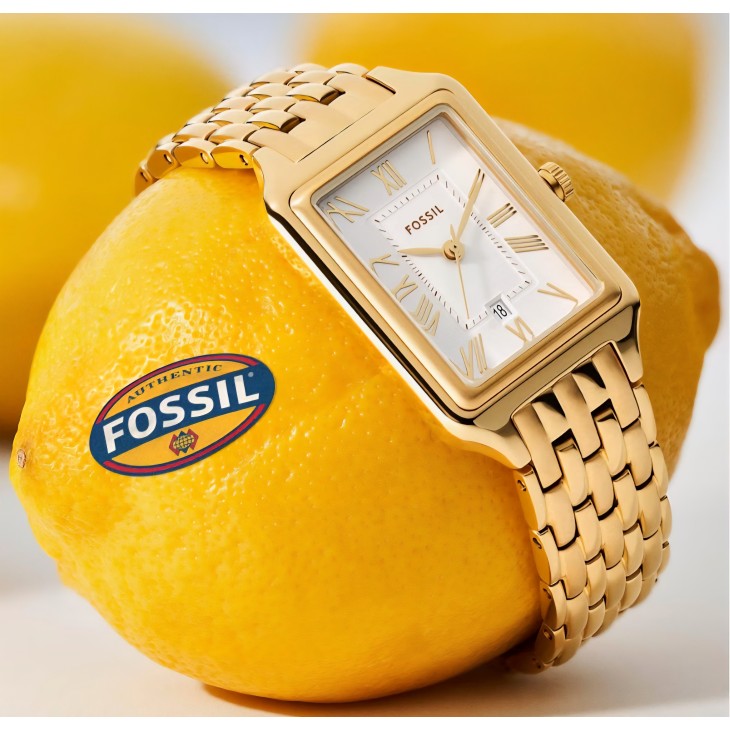 Ceas de Mana Dama FOSSIL Raquel cu Mecanism Quartz, Afisaj Analogic si Bratara din Otel Inoxidabil, livrare 7-8 zile