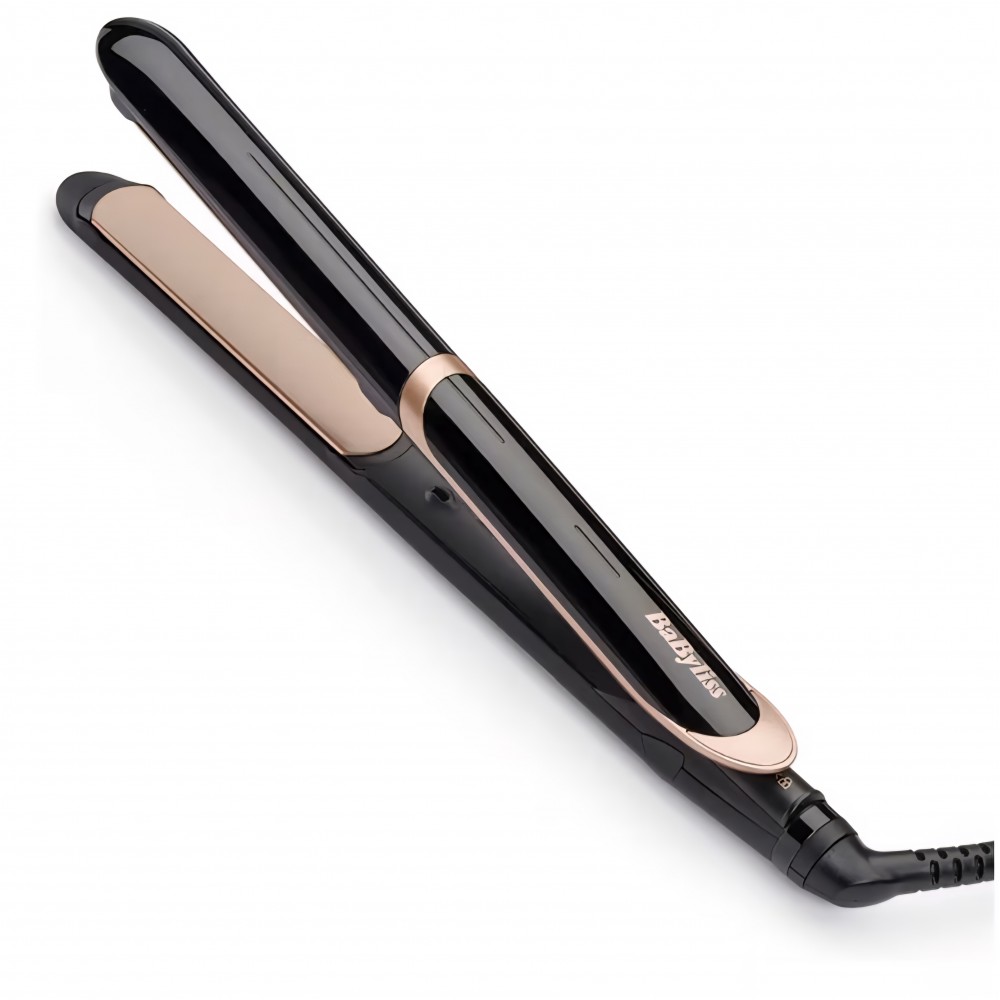 Placa de Par BaByliss Super Smooth ST393E, Tehnologie Ionica, Temperatura 140-235°C, Placi Super Smooth, Incalzire Rapida, pentru Indreptare si Coafare