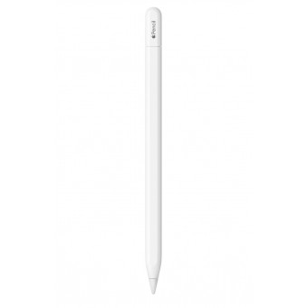 Apple Pencil USB-C pentru iPad, precizie la nivel de pixel, sensibilitate la inclinare, latenta redusa, incarcare si conectare USB-C