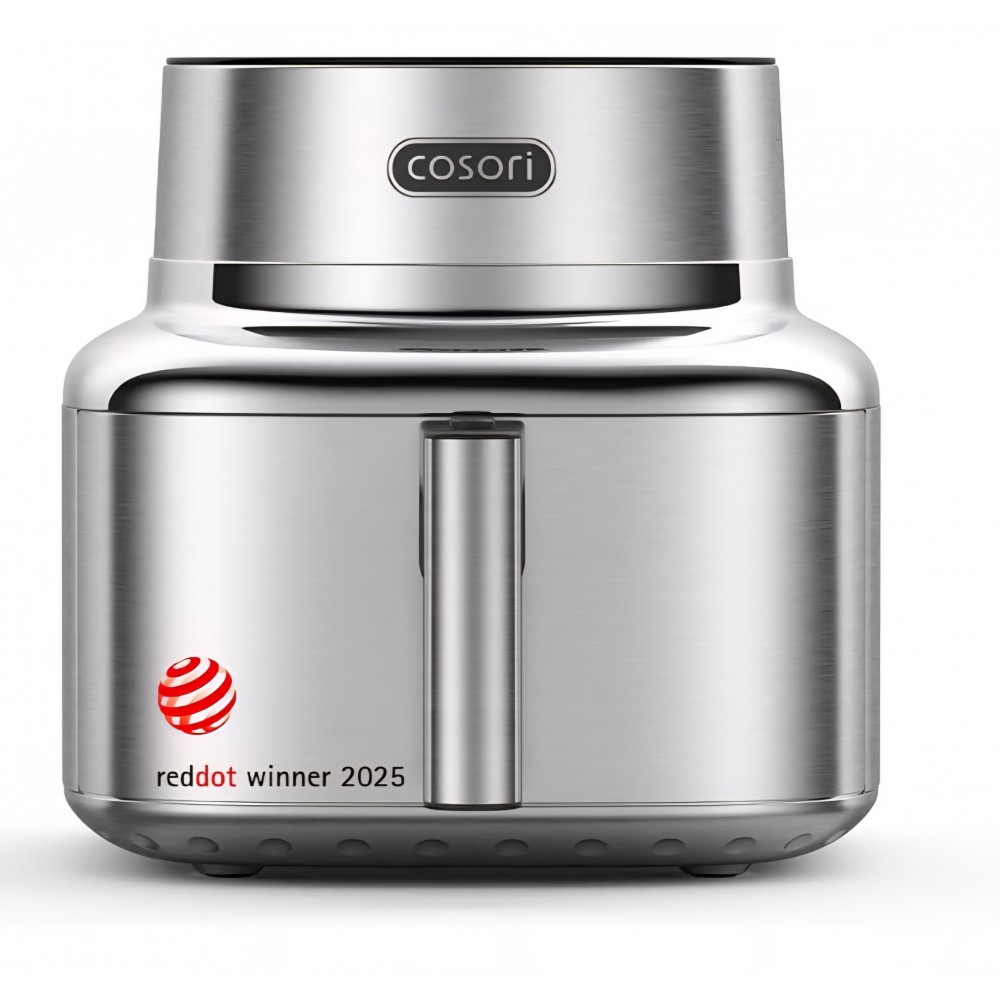 Air Fryer, COSORI Iconic Single, 7-in-1, 6,2 L, 96% metal, acoperire ceramica fara PFAS, 50+ retete, Silver
