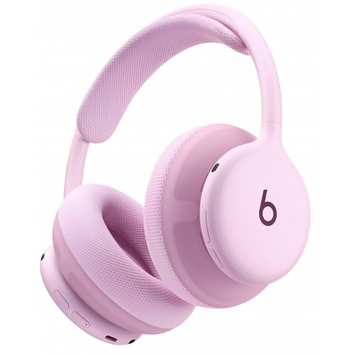 Casti wireless Over-Ear, Beats 360, Noise Cancelling, rezistente la apa si transpiratie, perne interschimbabile, Roz