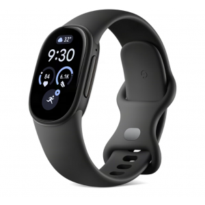 Bratara fitness, Google Fitbit Edge, monitorizare sanatate si activitate, analiza somnului, ecran elegant, incarcare rapida, compatibila Android si iOS, Matte Black