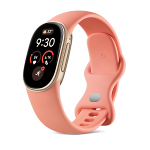 Bratara fitness, Google Fitbit Edge, monitorizare sanatate si activitate, analiza somnului, ecran elegant, incarcare rapida, compatibila Android si iOS, Champagne Gold