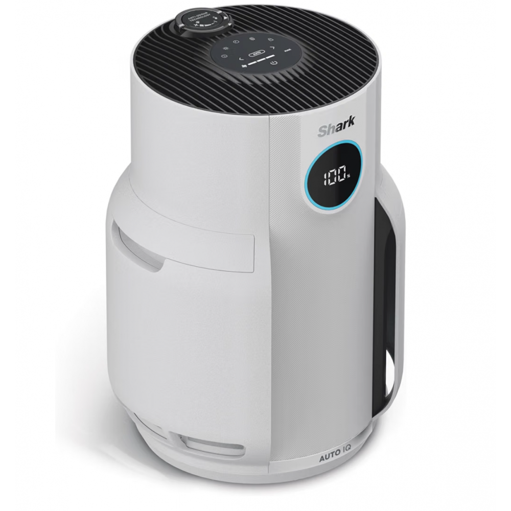 Purificator de aer, Shark NeverChange HP150EU, camere de pana la 60 m², filtru HEPA durtaa 5 ani, retine 99,97% din alergeni, mod automat, functionare silentioasa, indicator LED