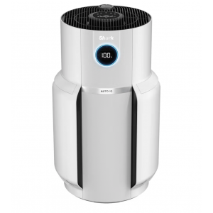 Purificator de aer, Shark NeverChange MAX HP300EU, acoperire pana la 130 m², filtru HEPA cu durata de pana la 5 ani, retine 99,97% din alergeni, mod automat Auto IQ, tehnologie Anti-Odour, indicator LED, White