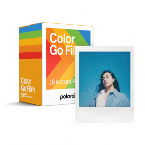 Film foto instant, Polaroid Go Color Film, 16 fotografii, format compact, fotografii color cu rama alba