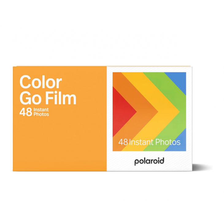 Film foto instant, Polaroid Go Color Film x48, 48 fotografii color, format compact, rama alba, ISO 640