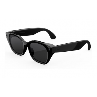Ochelari inteligenti AI, Meta Capri, camera ultra-wide 12 MP, filmare 3K, 6 microfoane, lentile Transitions fotocromatice, Bluetooth 5.4, Wi-Fi 6, Black/Grey