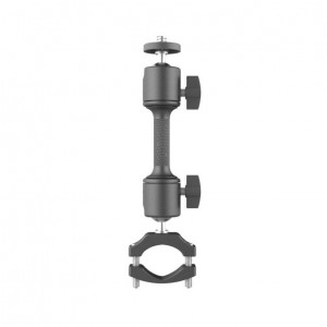 Suport reglabil, dublu rotativ marca Surewo, montare ghidon motocicleta, bicicleta camere de actiune GoPro Hero  13,12,11,10,9,8,7,6, Session, DJI Osmo, AKASO, YI, Campark si altele