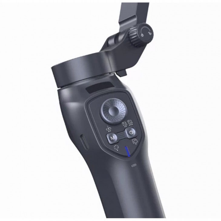 Sistem de stabilizare pe 3 axe tip gimbal, pliabil, model L7B pentru iPhone, Samsung, Huawei, Xiaomi, Gopro cu Face Tracking
