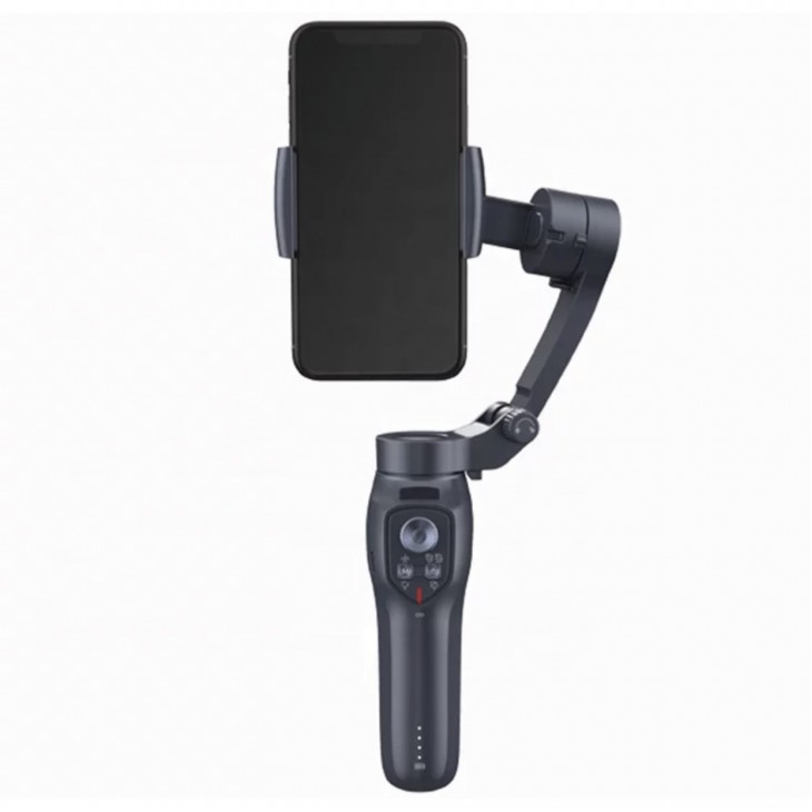 Sistem de stabilizare pe 3 axe tip gimbal, pliabil, model L7B pentru iPhone, Samsung, Huawei, Xiaomi, Gopro cu Face Tracking