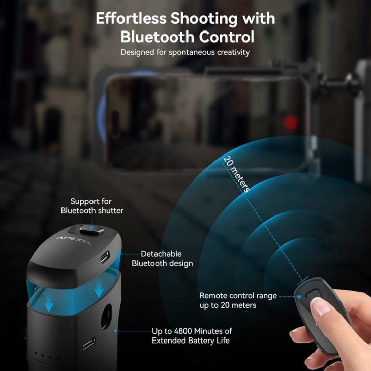 Kit profesional de filmare mobila, Apexel, VideoRig 2 Pro APL-VG05CH, pentru iPhone 16,15,14,13, Samsung S25, S24, S23, Huawei, Oppo