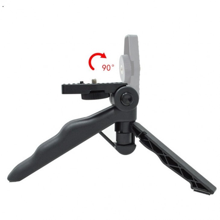 Sistem atasare DJI Osmo Pocket 2 la telefonul mobil 2 in 1 trepied si monopod, marca THD, culoarea negru