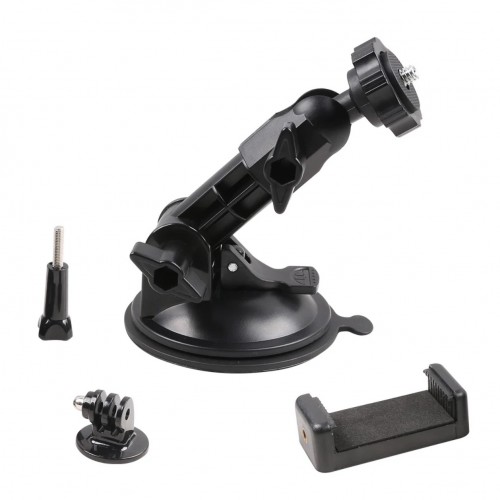 Sistem de prindere cu ventuza, marca Surewo, a camerelor sport GoPro Hero 13,12,11,10,9,8,7,6,5, DJI Osmo Action, SJCAM