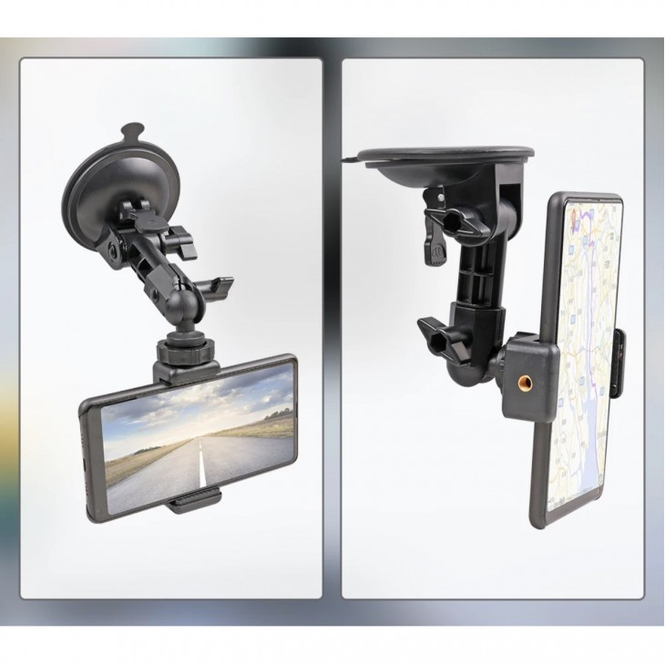 Sistem de prindere cu ventuza, marca Surewo, a camerelor sport GoPro Hero 13,12,11,10,9,8,7,6,5, DJI Osmo Action, SJCAM