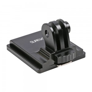 Sistem de prindere, marca Surewo, montura tip NVG, compatibil GoPro Hero, Osmo Action, negru
