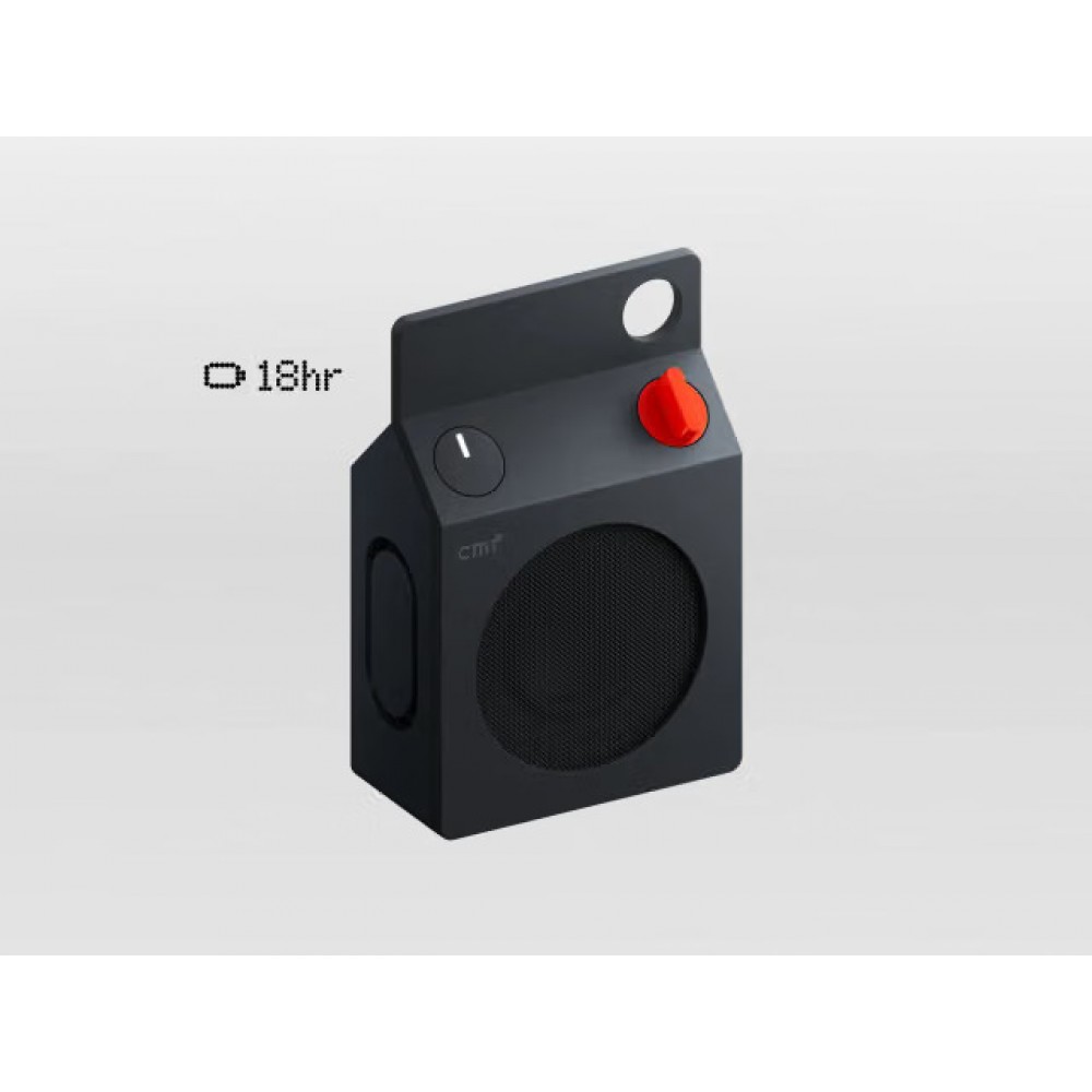 Boxa portabila Bluetooth, CMF Speaker S, 10 W RMS, Bluetooth 6.0, autonomie de pana la 18 ore, rezistenta la apa si praf IP68, USB-C, Black
