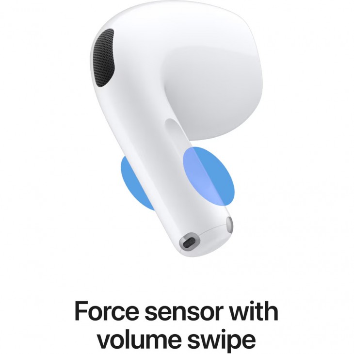 Casti wireless, Apple AirPods 5, In-Ear, carcasa cu incarcare wireless, conectare Bluetooth, Alb