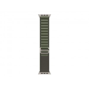 Curea THD Alpine Loop, compatibila Apple Watch Ultra2 49 mm, Apple Watch 45 mm seria 9, Apple Watch SE 44 mm, marime universala, culoarea verde