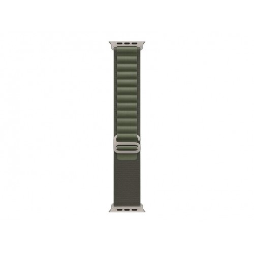 Curea THD Alpine Loop, compatibila Apple Watch Ultra2 49 mm, Apple Watch 45 mm seria 9, Apple Watch SE 44 mm, marime universala, culoarea verde