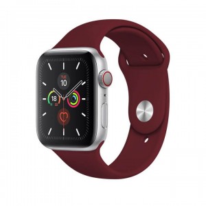 Curea silicon,THD, compatibila Apple Watch 42 mm seria 10, Apple Watch SE 40 mm, S/M, visiniu