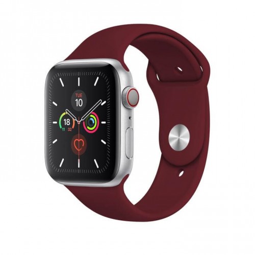 Curea silicon,THD, compatibila Apple Watch 42 mm seria 10, Apple Watch SE 40 mm, S/M, visiniu