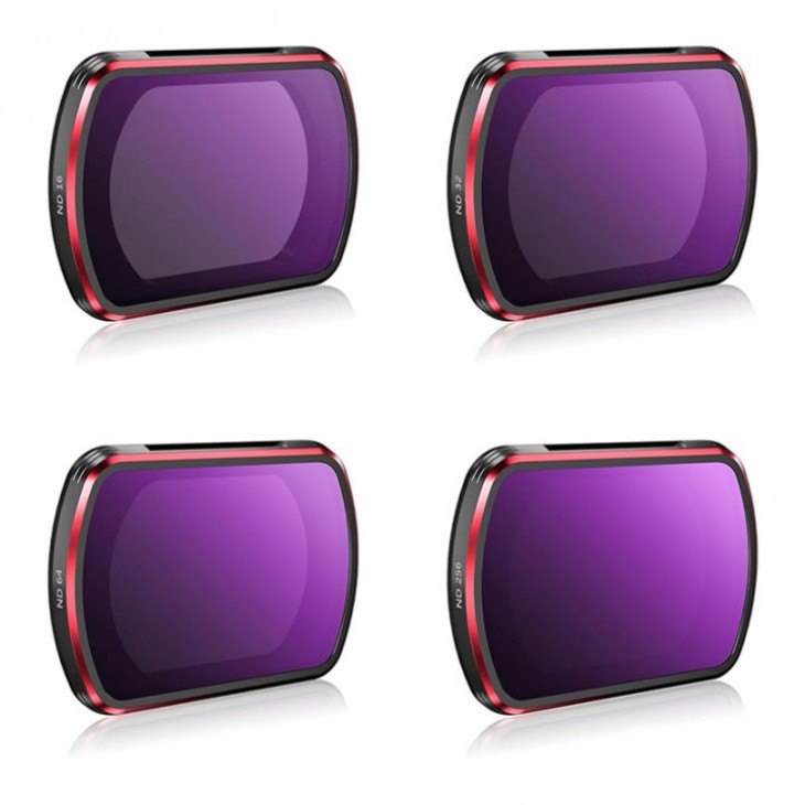 Set profesional 4 filtre, STARTRC, compatibile cu DJI Osmo Pocket 3, ND16, ND32, ND64, ND256