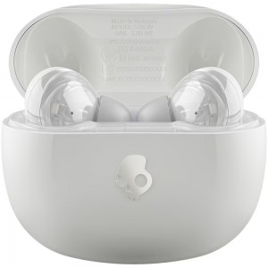 Casti SKULLCANDY Rail ANC S2IPW-P740, True Wireless, Bluetooth, In-Ear, Microfon, Noise Cancelling, Carcasa incarcare wireless, Alba