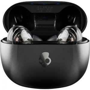 Casti SKULLCANDY Rail ANC S2IPW-P740, True Wireless, Bluetooth, In-Ear, Microfon, Noise Cancelling, Carcasa incarcare wireless, True Black