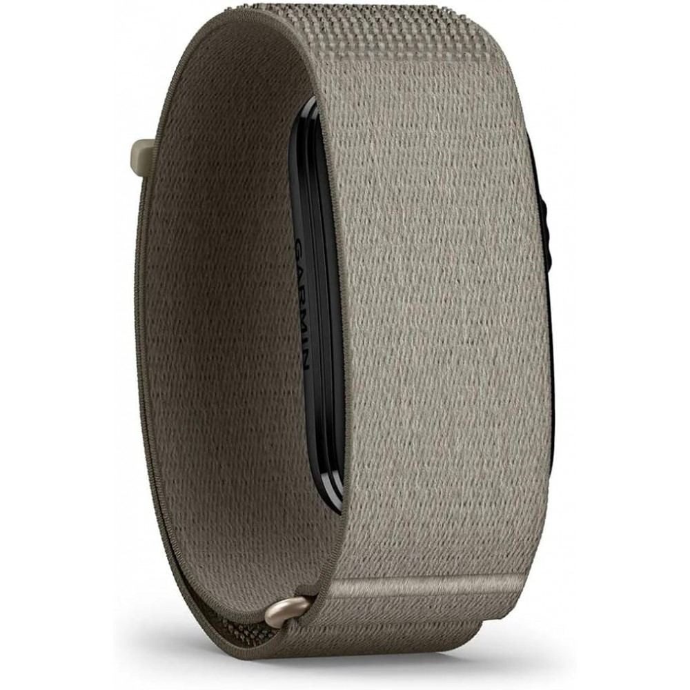 Bratara inteligenta Garmin CIRQA, tracker de sanatate si fitness fara ecran, Android /iOS,Black,L-XL, Gri, circumferinta mainii 145-200 mm