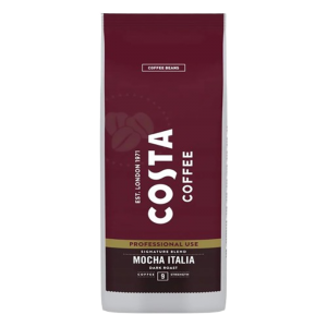 Cafea boabe Costa Professional Mocha Italia Dark Roast, 1Kg, intensitate 9, arabica & robusta, prajire intensa