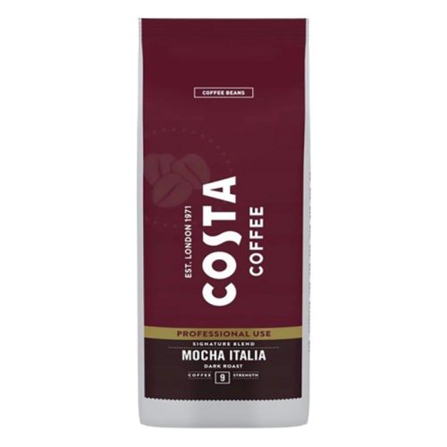 Cafea boabe Costa Professional Mocha Italia Dark Roast, 1Kg, intensitate 9, arabica & robusta, prajire intensa