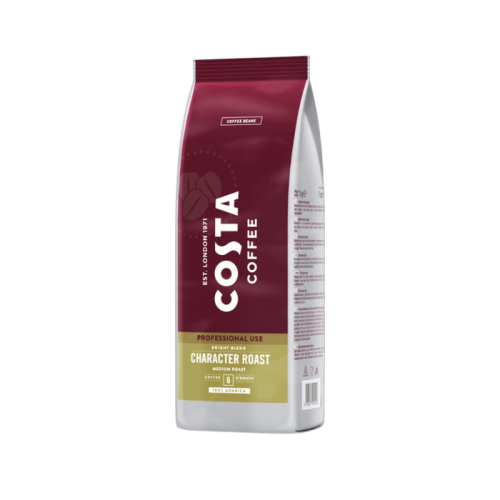 Cafea boabe, Costa, Bright Blend Character Roast Professional, greutate 1 kg, prăjire medie, ideal espresso