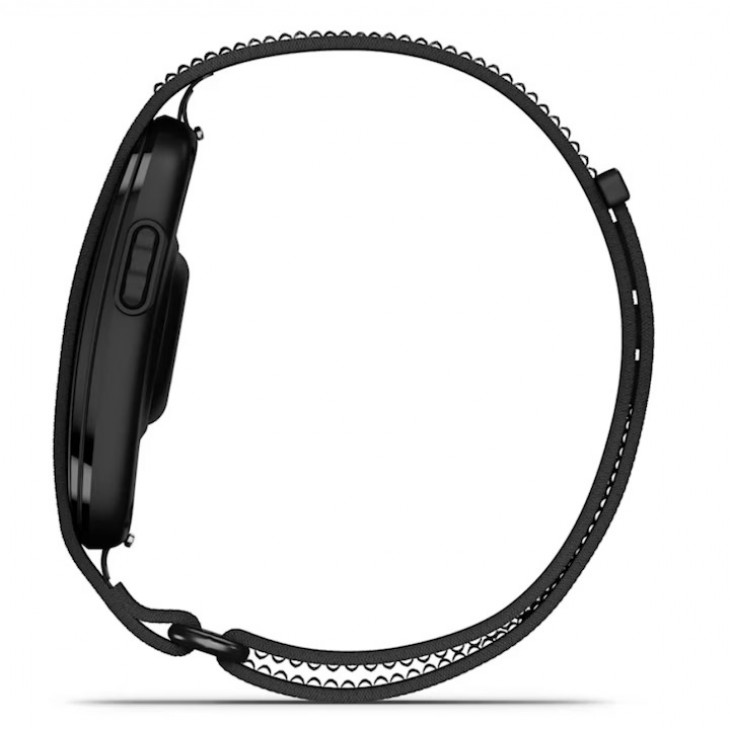 Bratara inteligenta Garmin CIRQA, tracker de sanatate si fitness fara ecran, Android /iOS,Black,L-XL, circumferinta mainii 145-200 mm