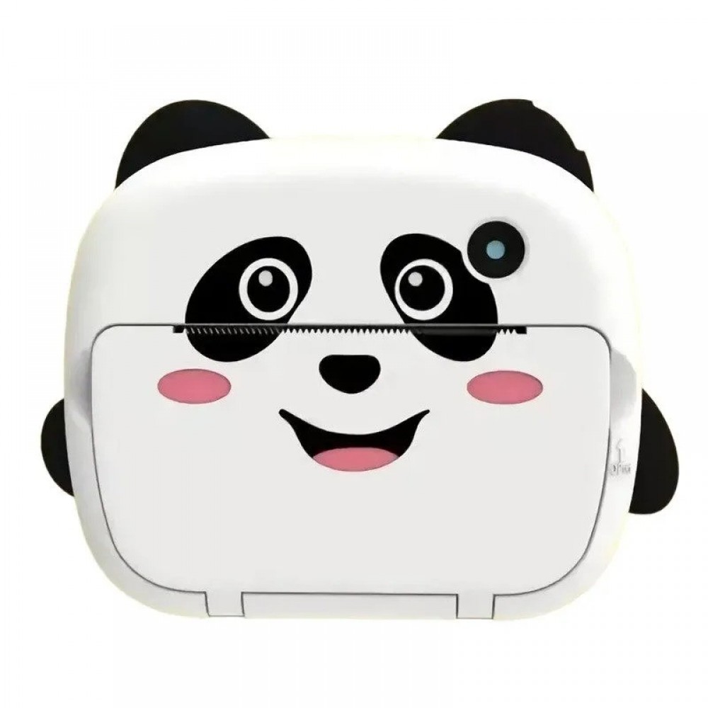 Camera foto-video digitala pentru copii, THD Pixels KX-03, comunicare Wifi, imprimanta termica, rezolutie 12 megapixeli, model Panda