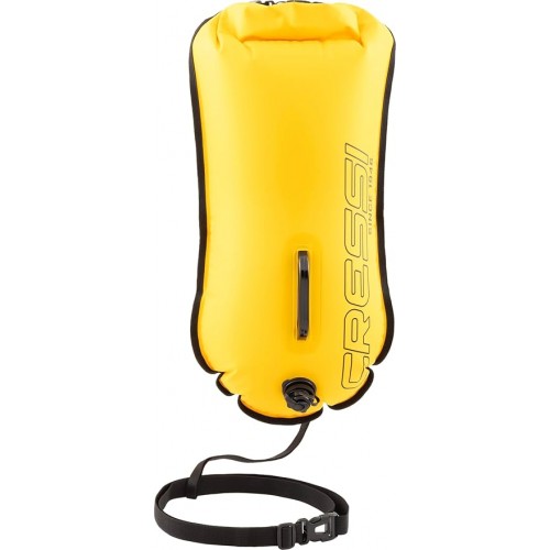 Geamandura de inot Cressi Glide Pro, 28 l, buoy pentru inot si triatlon, vizibilitate ridicata, compartiment etans, livrare 7-9 zile
