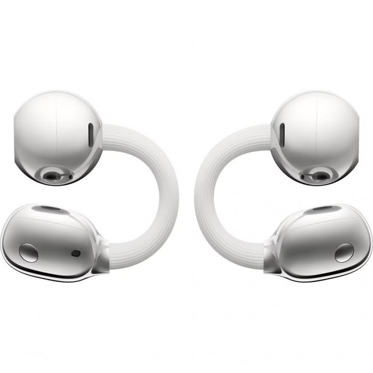 Casti HUAWEI FreeClip 2, True wireless, Bluetooth, Open-ear, Microfon, Alb