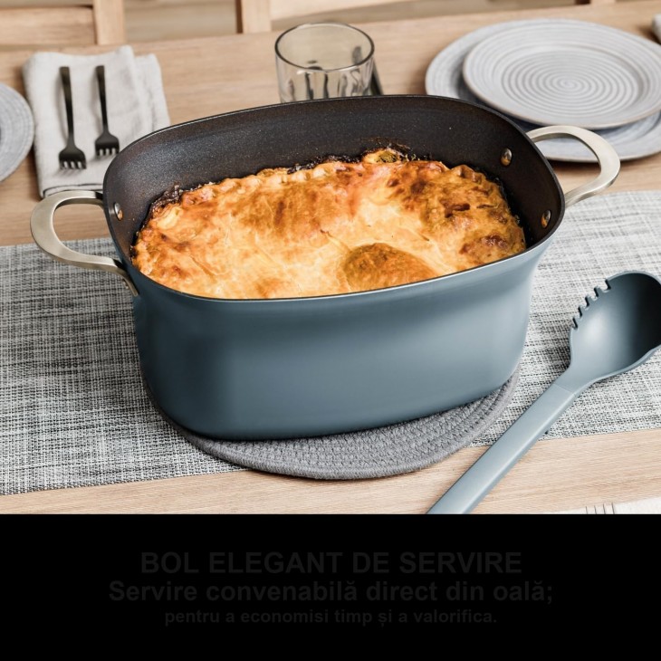 Multicooker, Ninja Foodi MC1001EU, PossibleCooker 8-in-1, 8 L, 8 Portii, Functii Multiple de Gatire, Sea Salt Grey