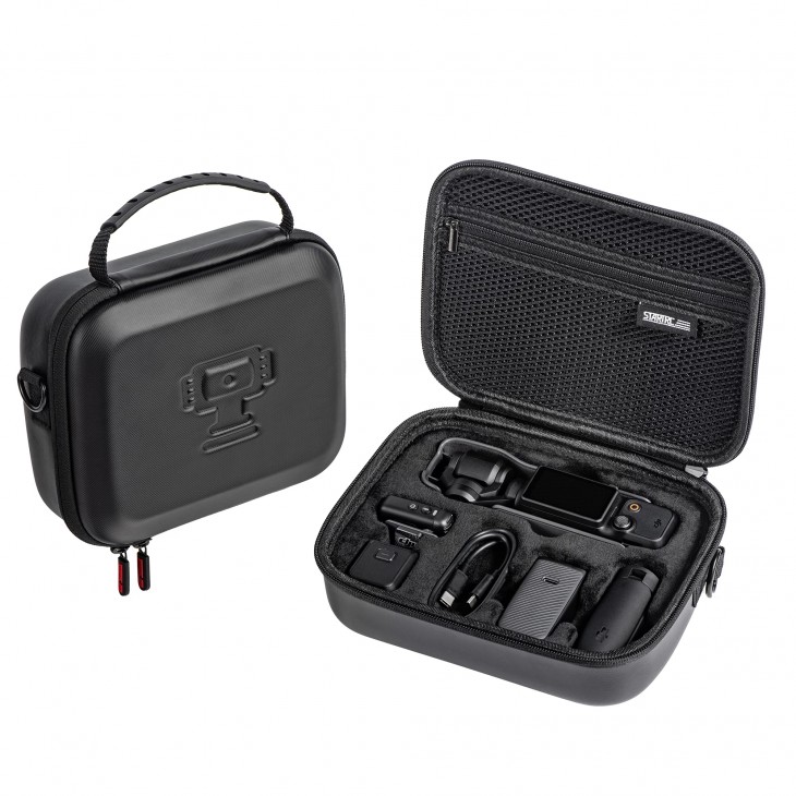 Geanta transport, STARTRC, compatibila gimbal DJI Osmo Pocket 3, creator combo, rigida, curea de urmar