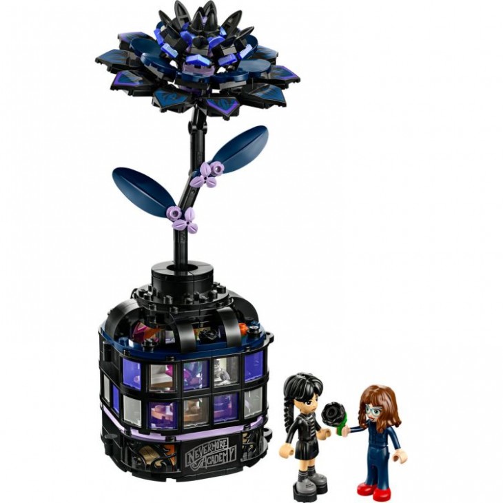 LEGO Wednesday, Floare de dalie neagra 76784, 358 piese