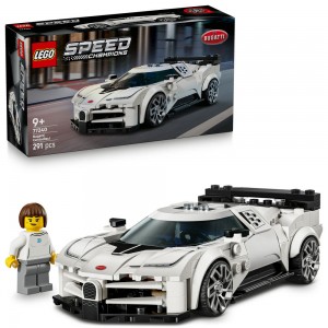 LEGO Speed Champions: Hipermasina sport Bugatti Centodieci 77240, 9 ani+, 291 piese