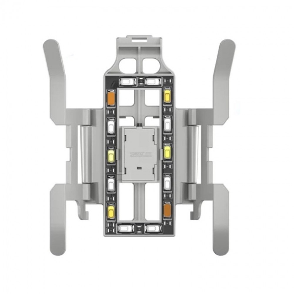 Tren de aterizare marca STARTRC, cu lumina LED in 4 culori, compatibil cu drona DJI Mini 3 Pro, pliabil
