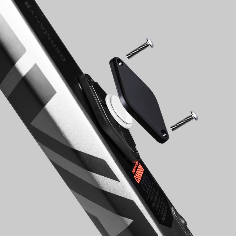 Suport tracker Airtag, THD, atasabil la bicicleta, negru